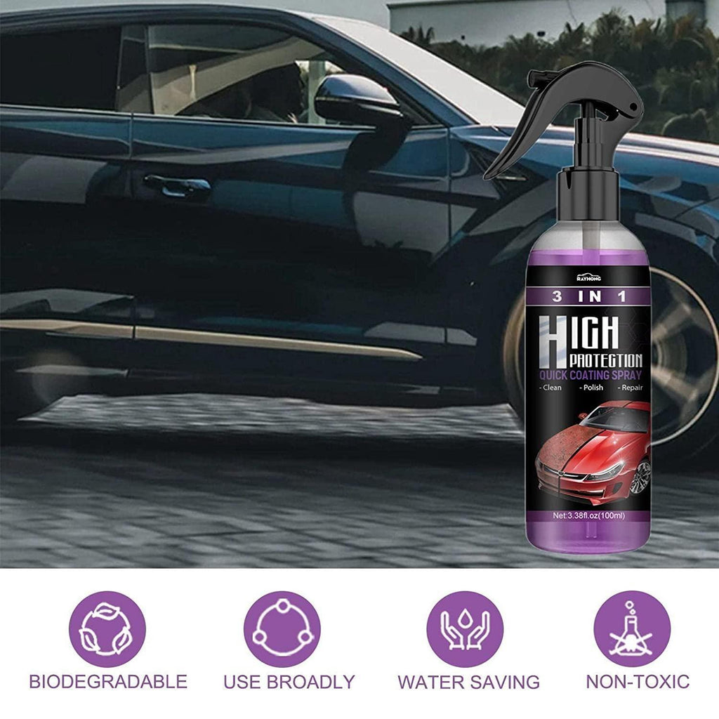 Car Scratch Remover & Hydrophobic Coating Spray – (Pack of 2)