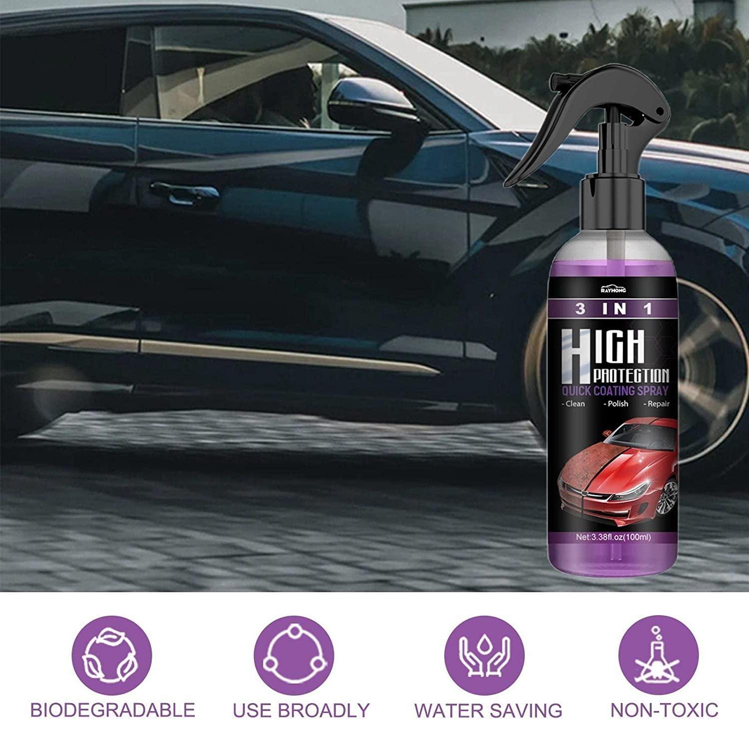 Car Scratch Remover & Hydrophobic Coating Spray – (Pack of 2)
