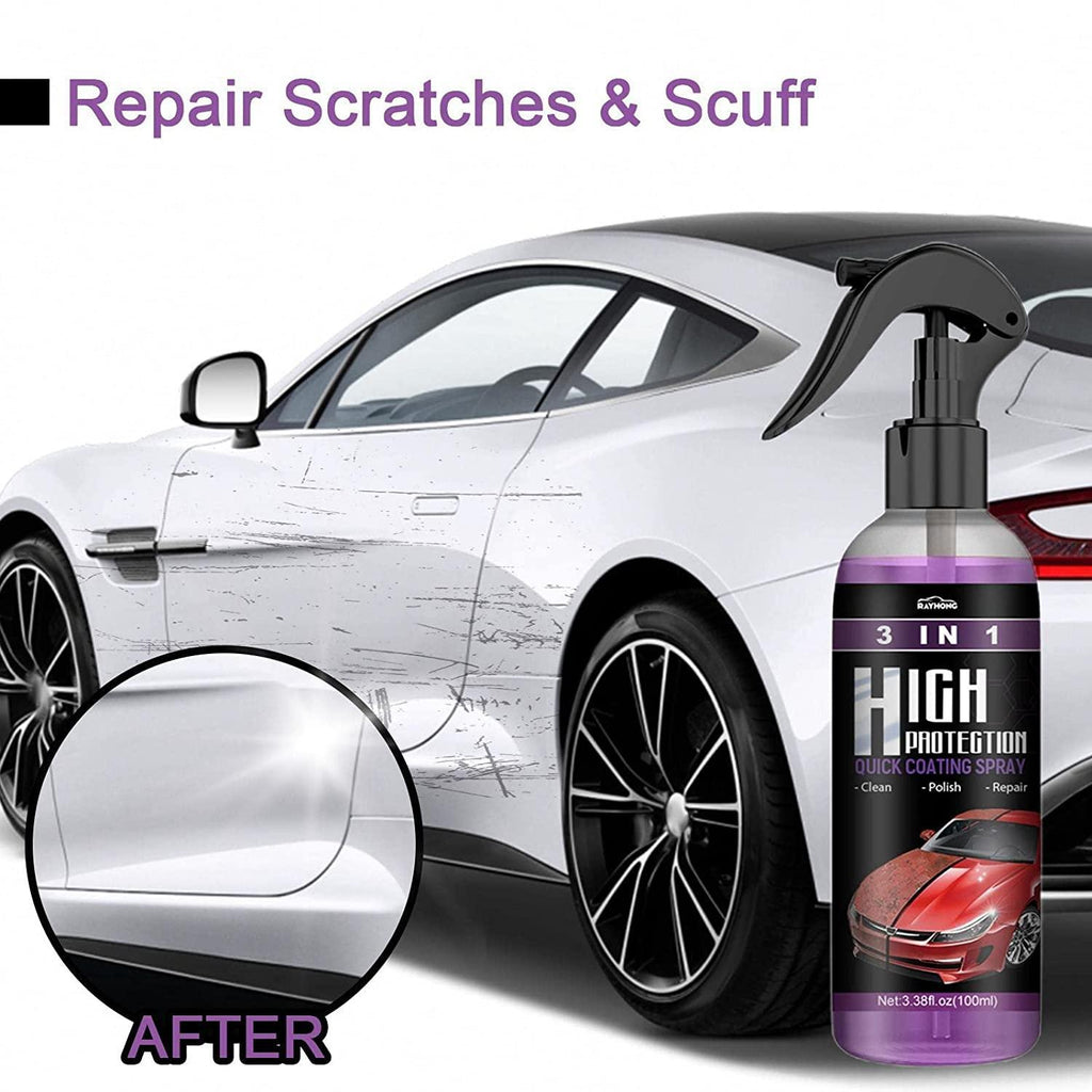 Car Scratch Remover & Hydrophobic Coating Spray – (Pack of 2)
